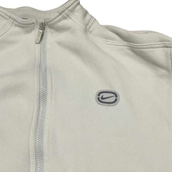 Vintage Nike Grey Tag Heavyweight Full Zip Embroidered Spell Out Size Large - Picture 3 of 6